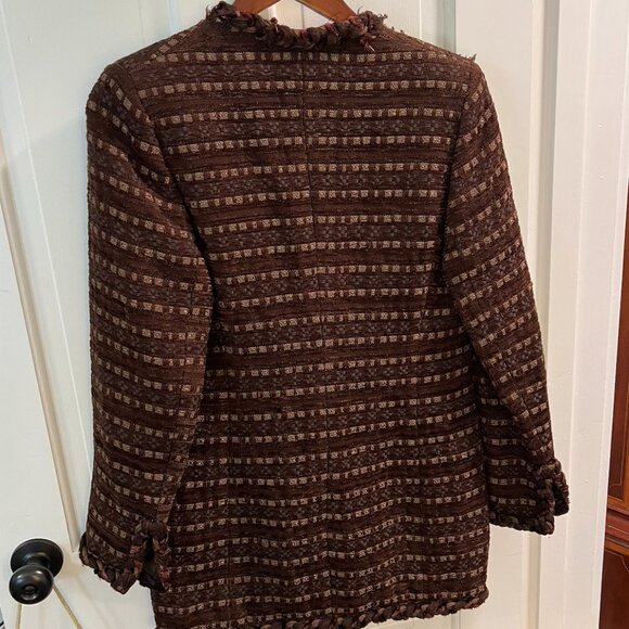 Emanuel Ungaro Parallel Paris Jacket with Chanel Woven Fabric and Satin Lining - Picture 2 of 8